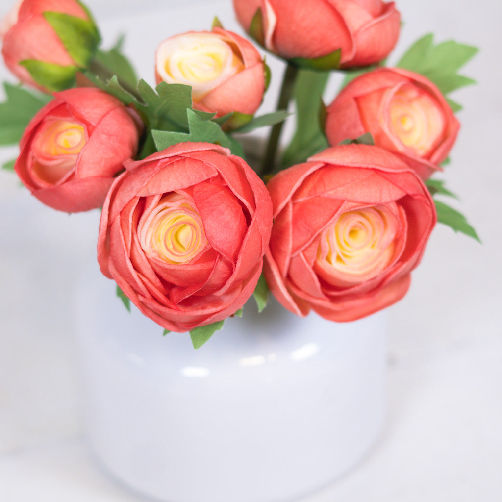 Real Touch Salmon Ranunculus Bundle