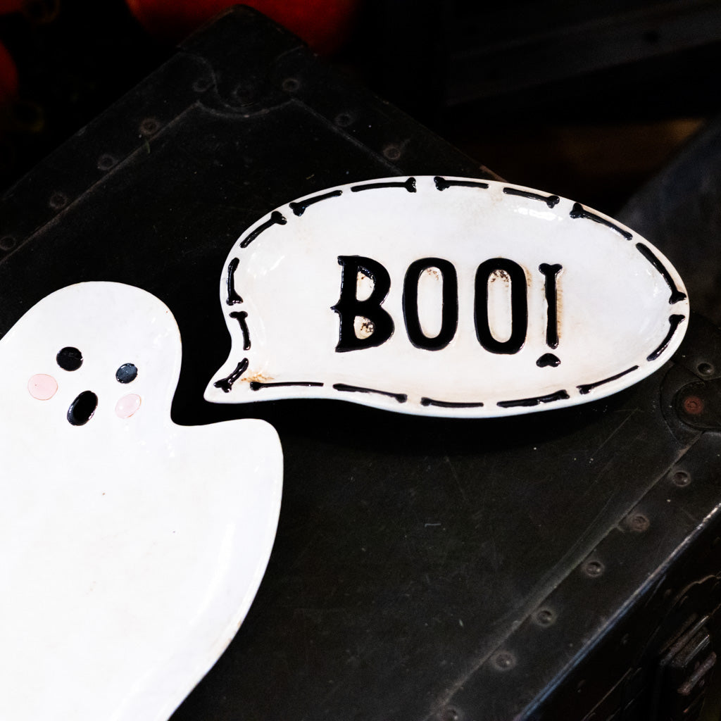 Halloween "Boo" Ceramic Serving Platter