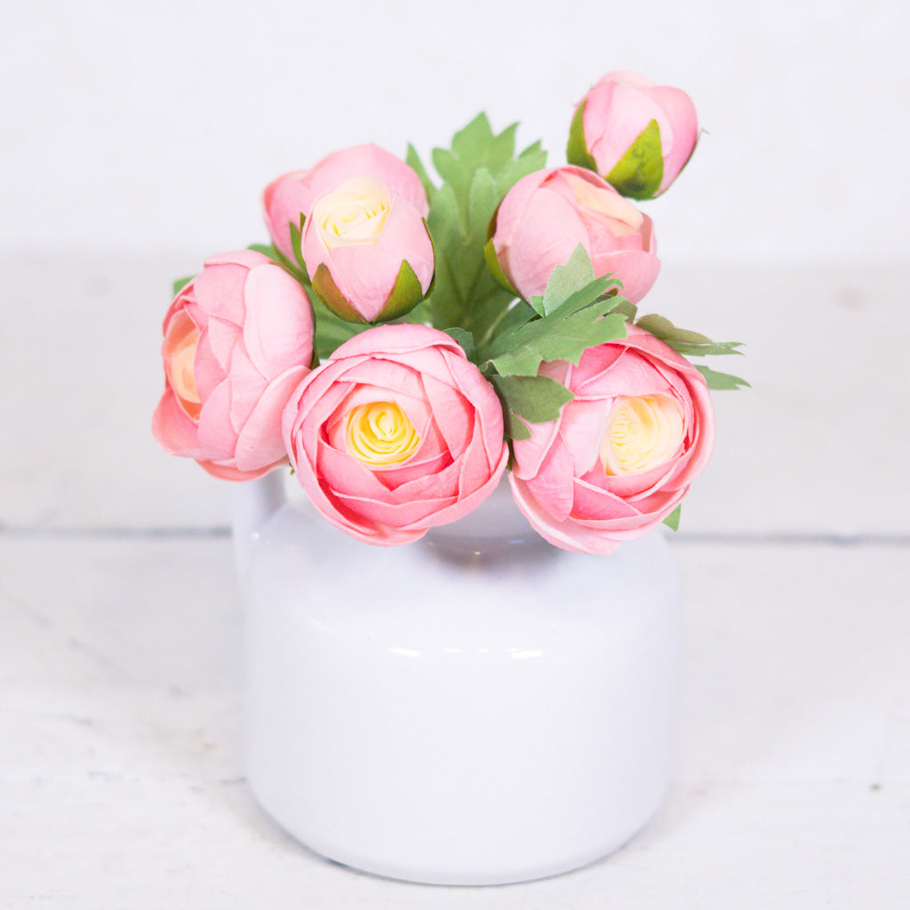 Real Touch Light Pink Ranunculus Bundle