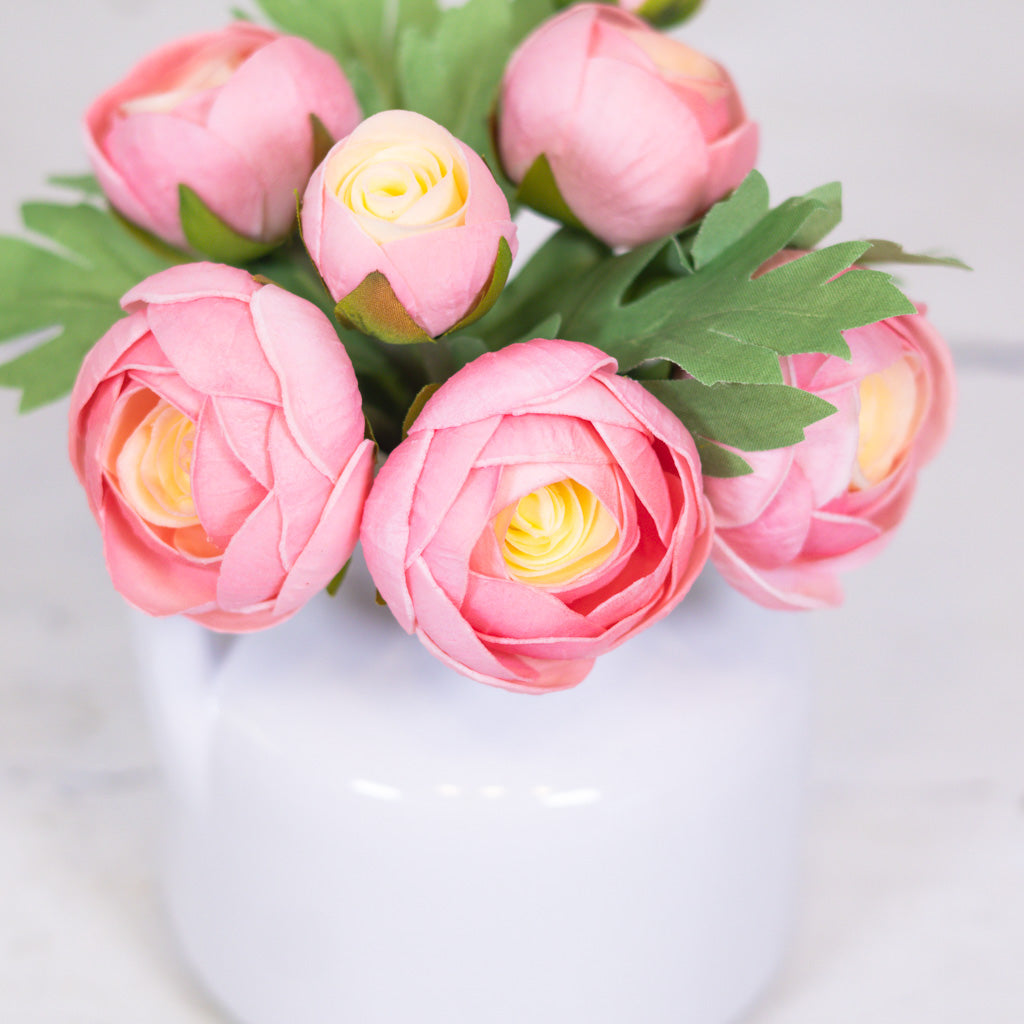 Real Touch Light Pink Ranunculus Bundle