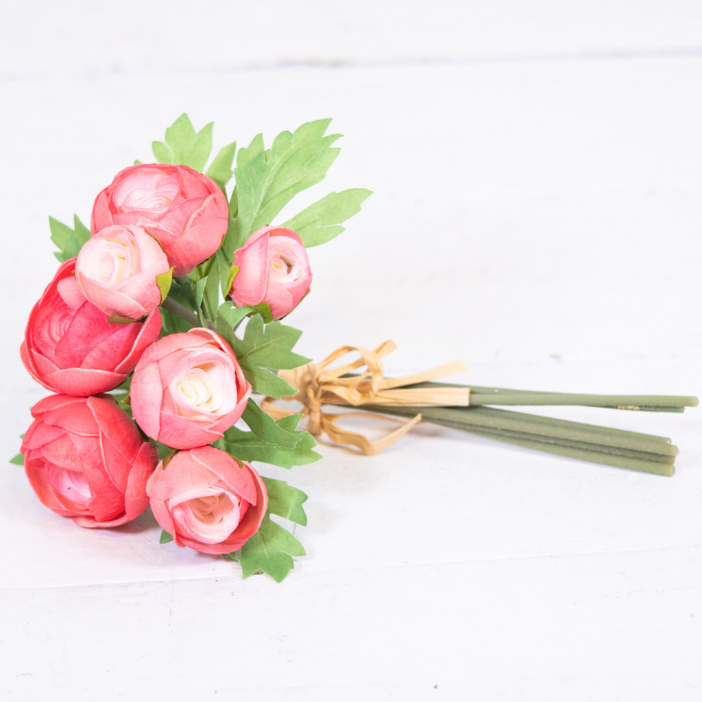 Real Touch Pink Ranunculus Bundle