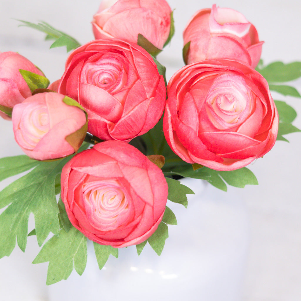 Real Touch Pink Ranunculus Bundle