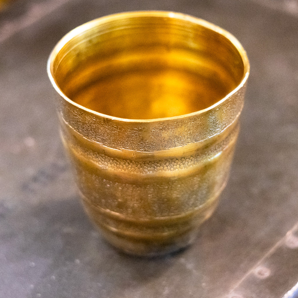 Grooved Aluminum Pot