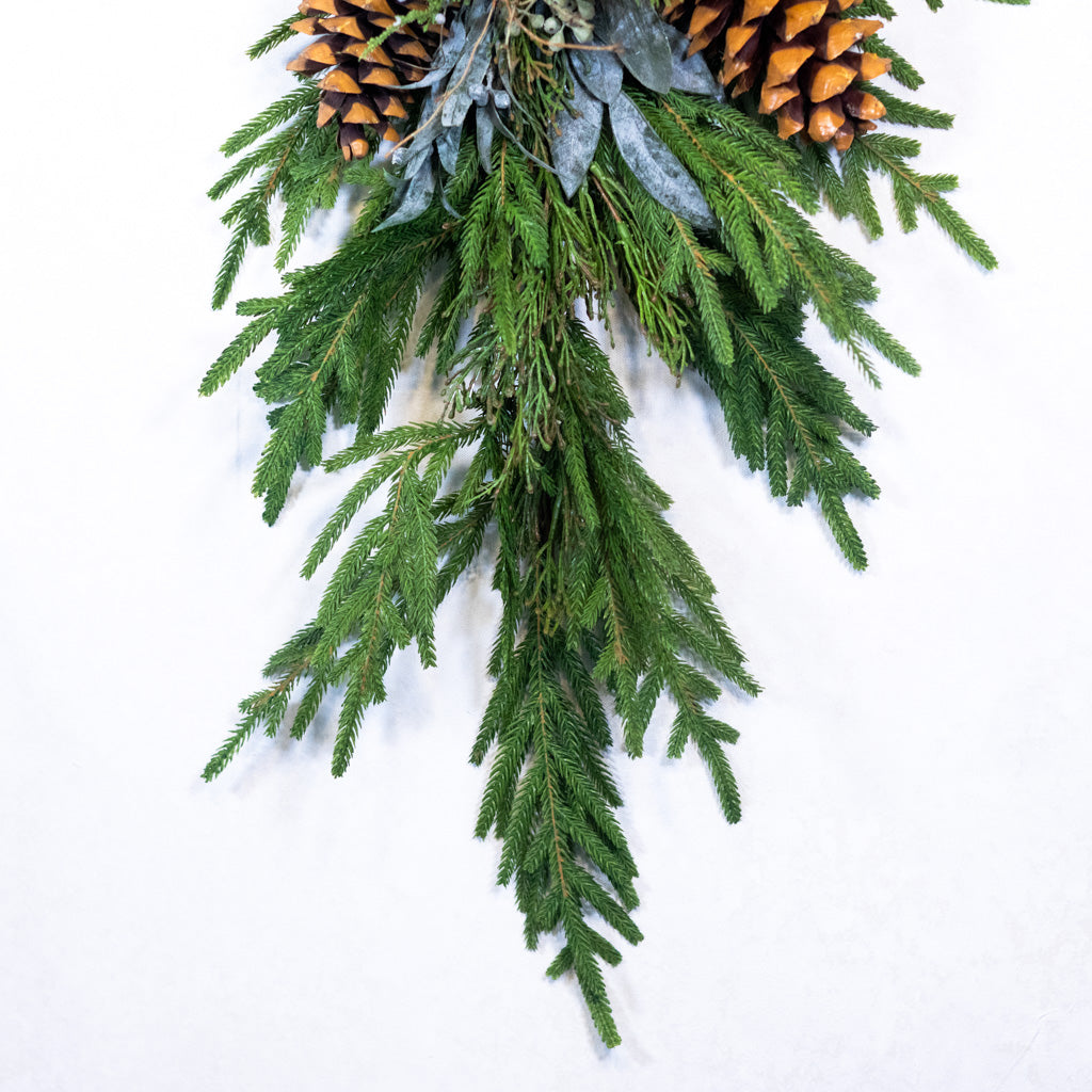 Faux Real Evergreen Down Drop