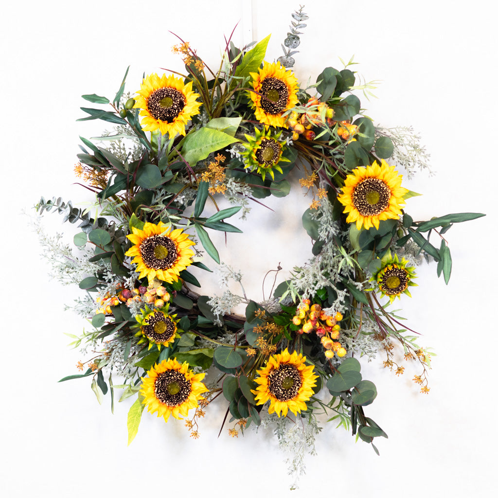 Sunflower Harvest Wreath