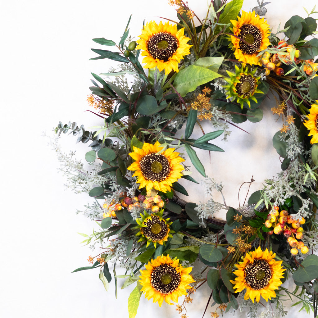 Sunflower Harvest Wreath