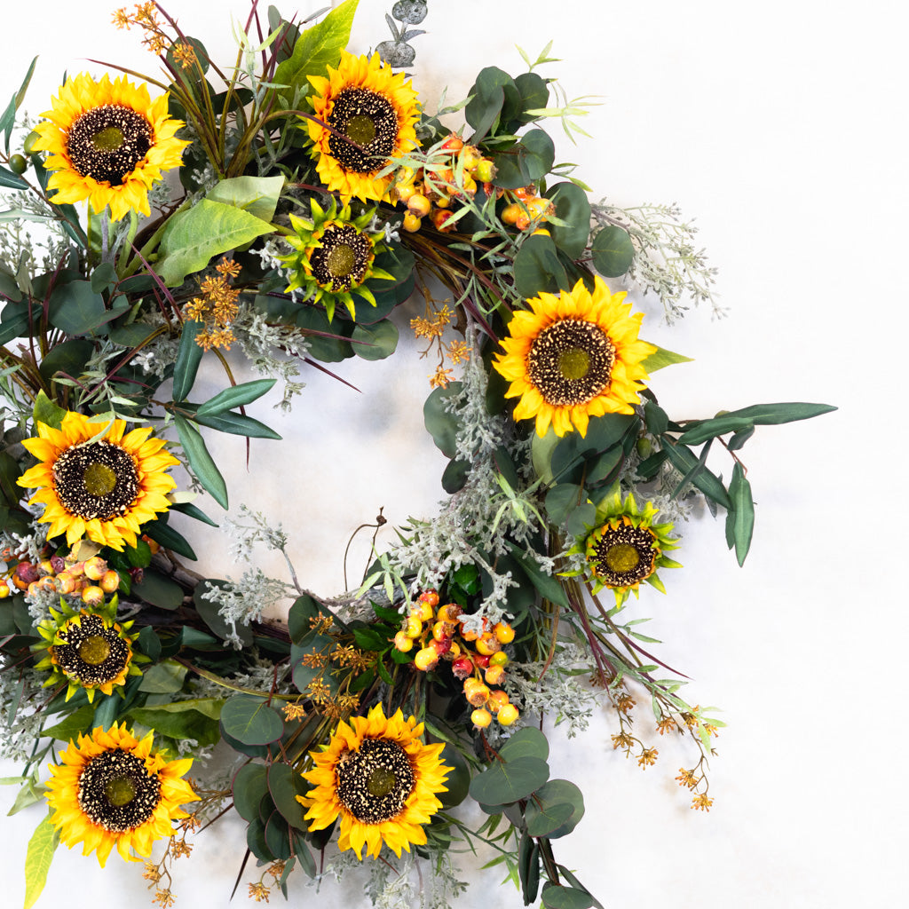 Sunflower Harvest Wreath
