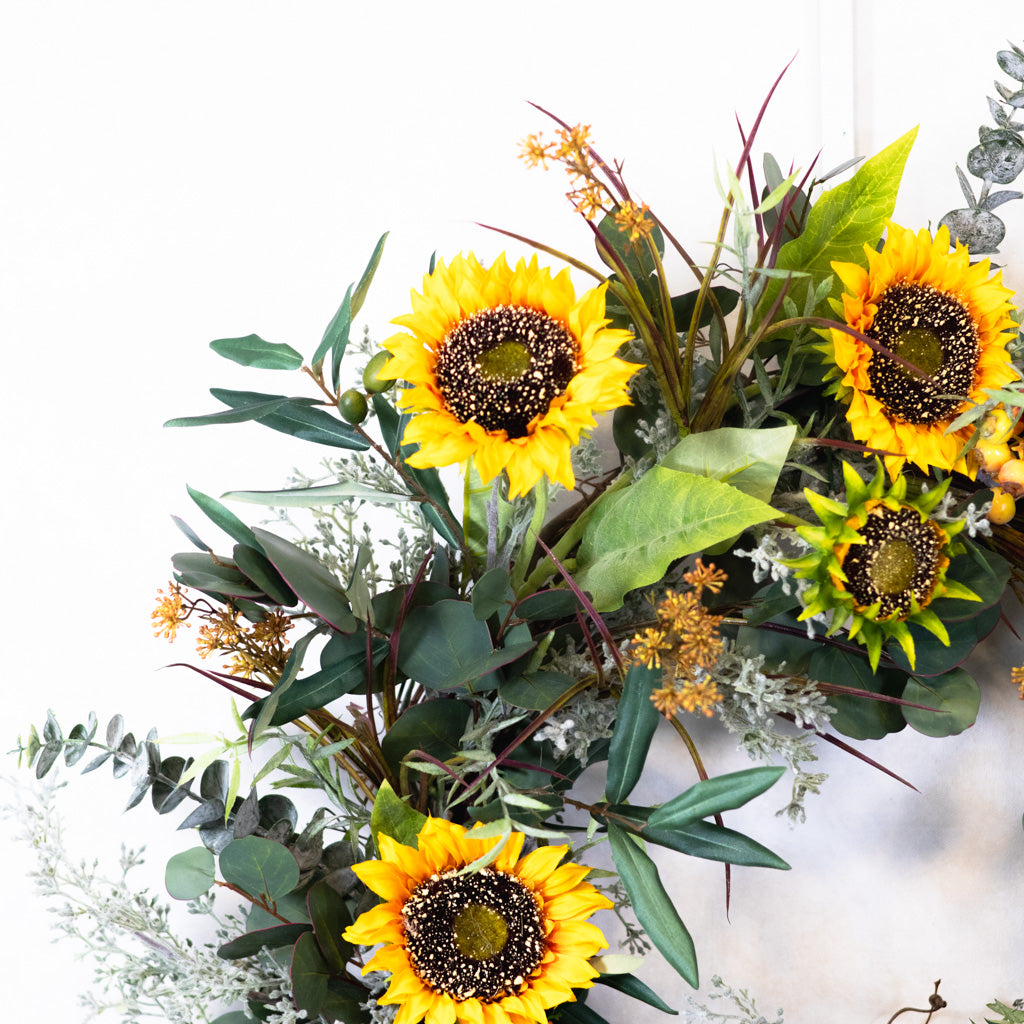 Sunflower Harvest Wreath