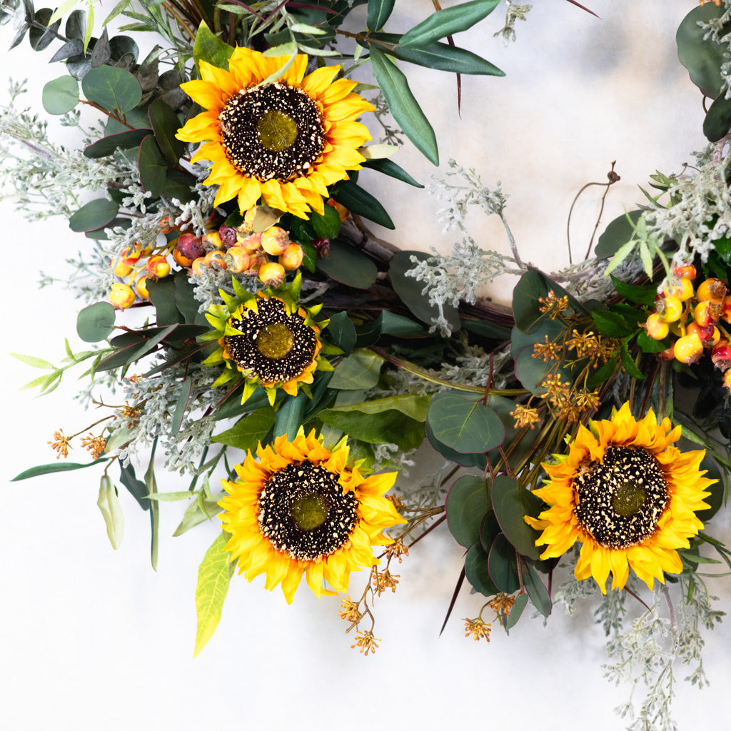 Sunflower Harvest Wreath