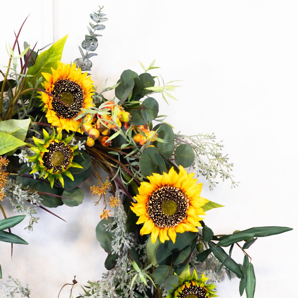 Sunflower Harvest Wreath