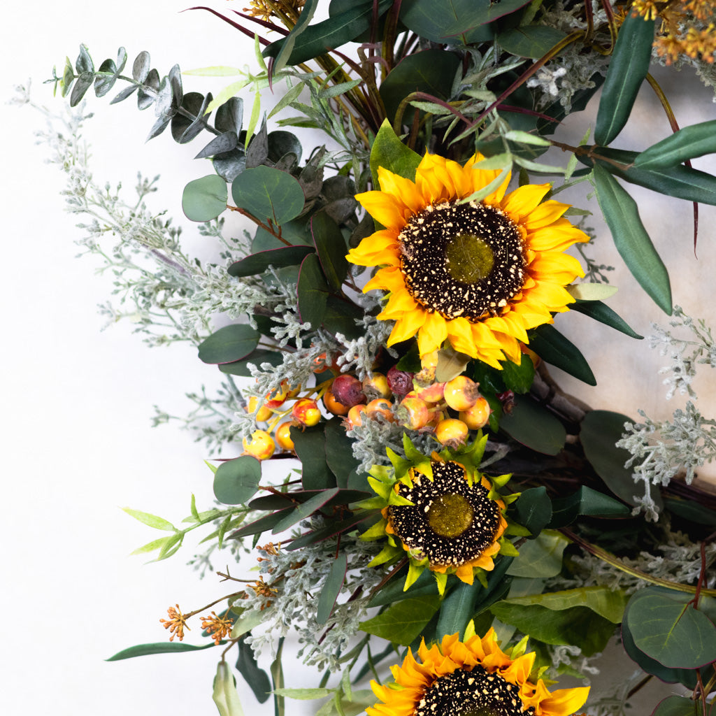 Sunflower Harvest Wreath
