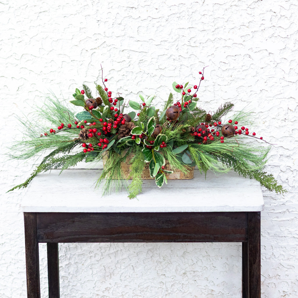 Jingle Bell Holiday Centerpiece Drop In