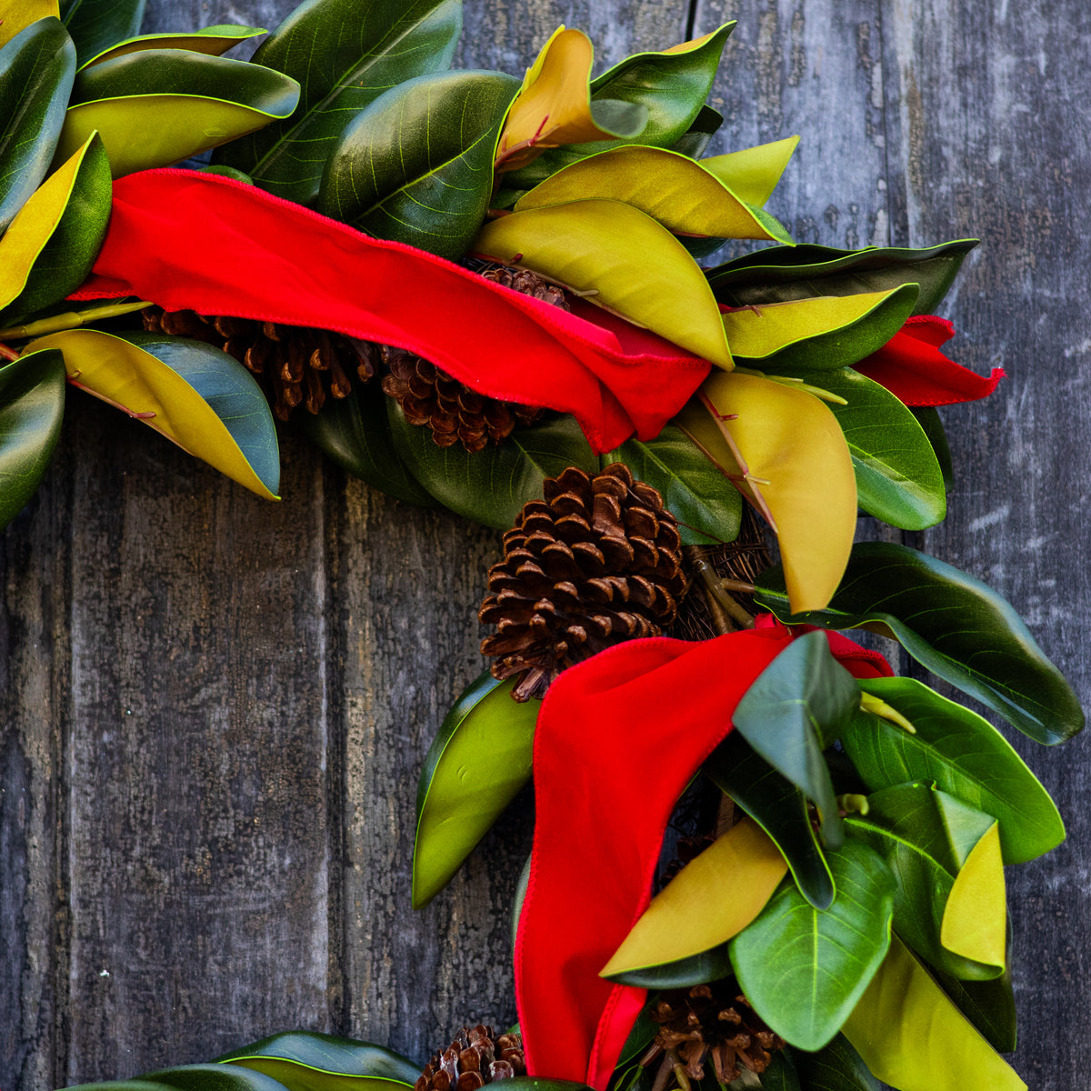 30"D Regal Magnolia Wreath