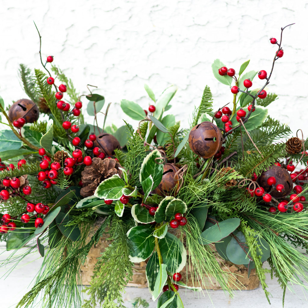 Jingle Bell Holiday Centerpiece Drop In