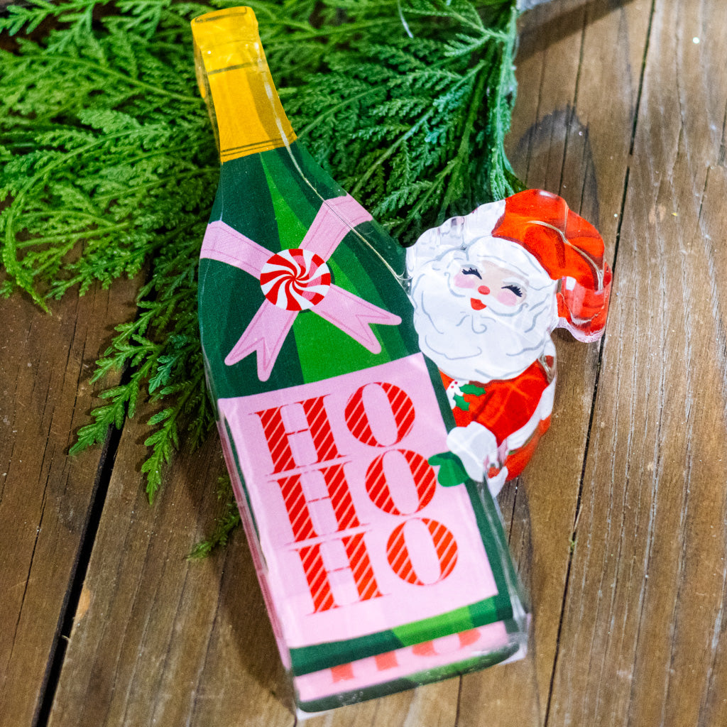 Bottled Christmas Cheer Acrylic Cut Out Block