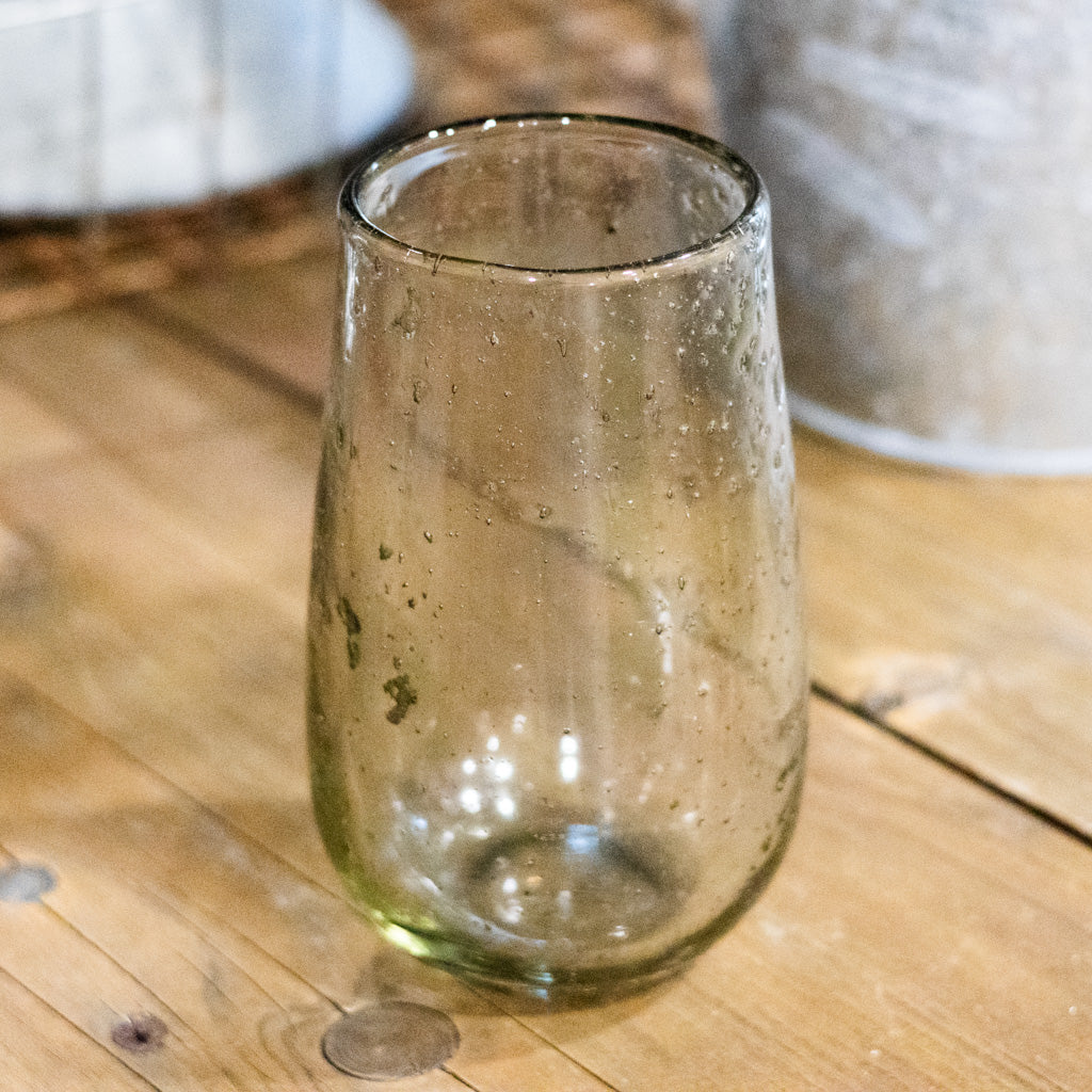 Recycle Stone Glass Vase