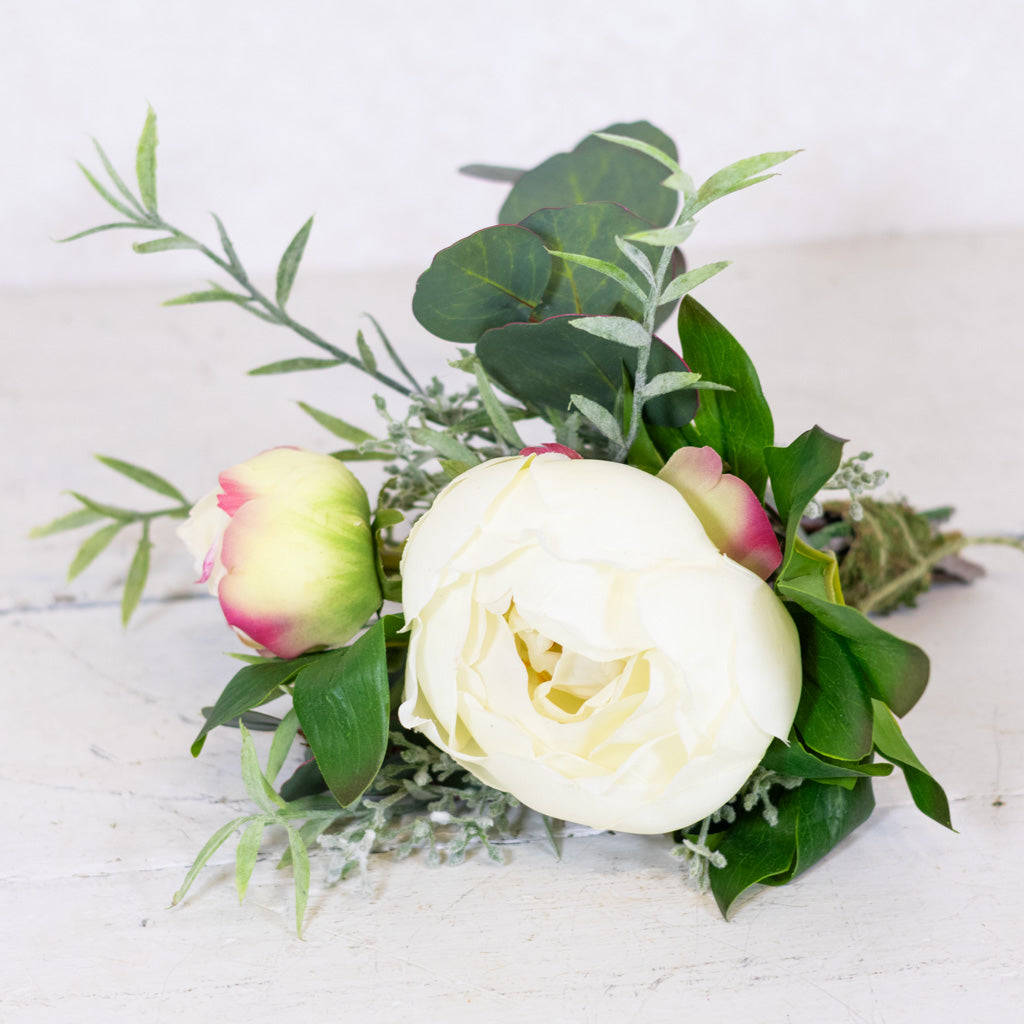 White Peony Petite Bouquet