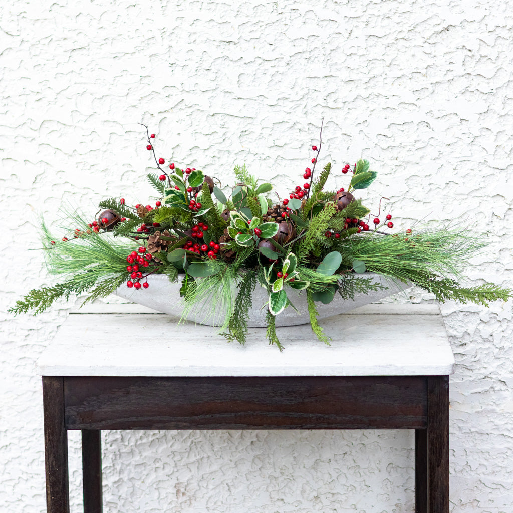 Jingle Bell Holiday Centerpiece Drop In