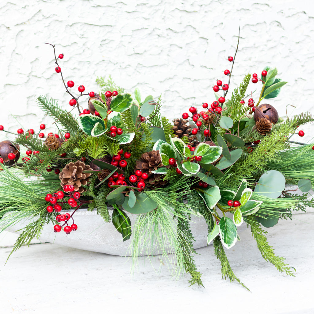Jingle Bell Holiday Centerpiece Drop In