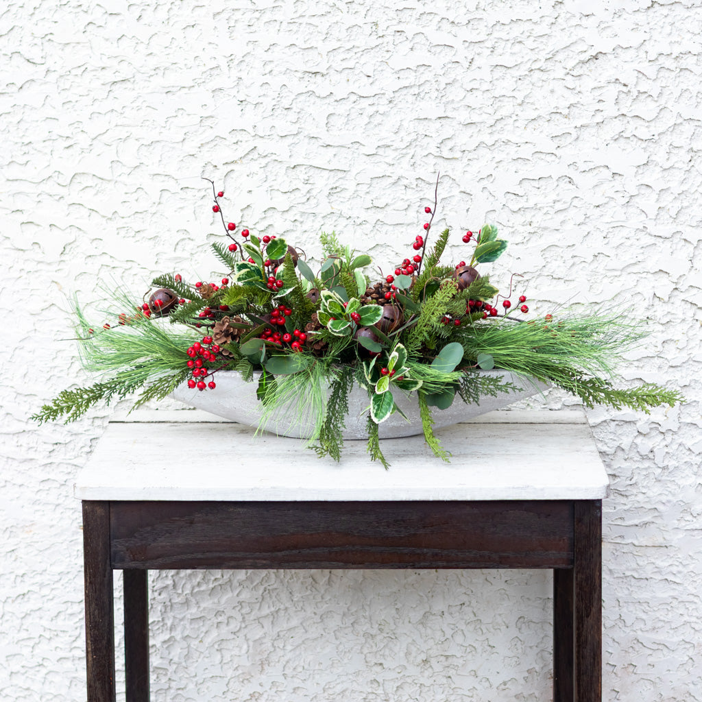 Jingle Bell Holiday Centerpiece Drop In