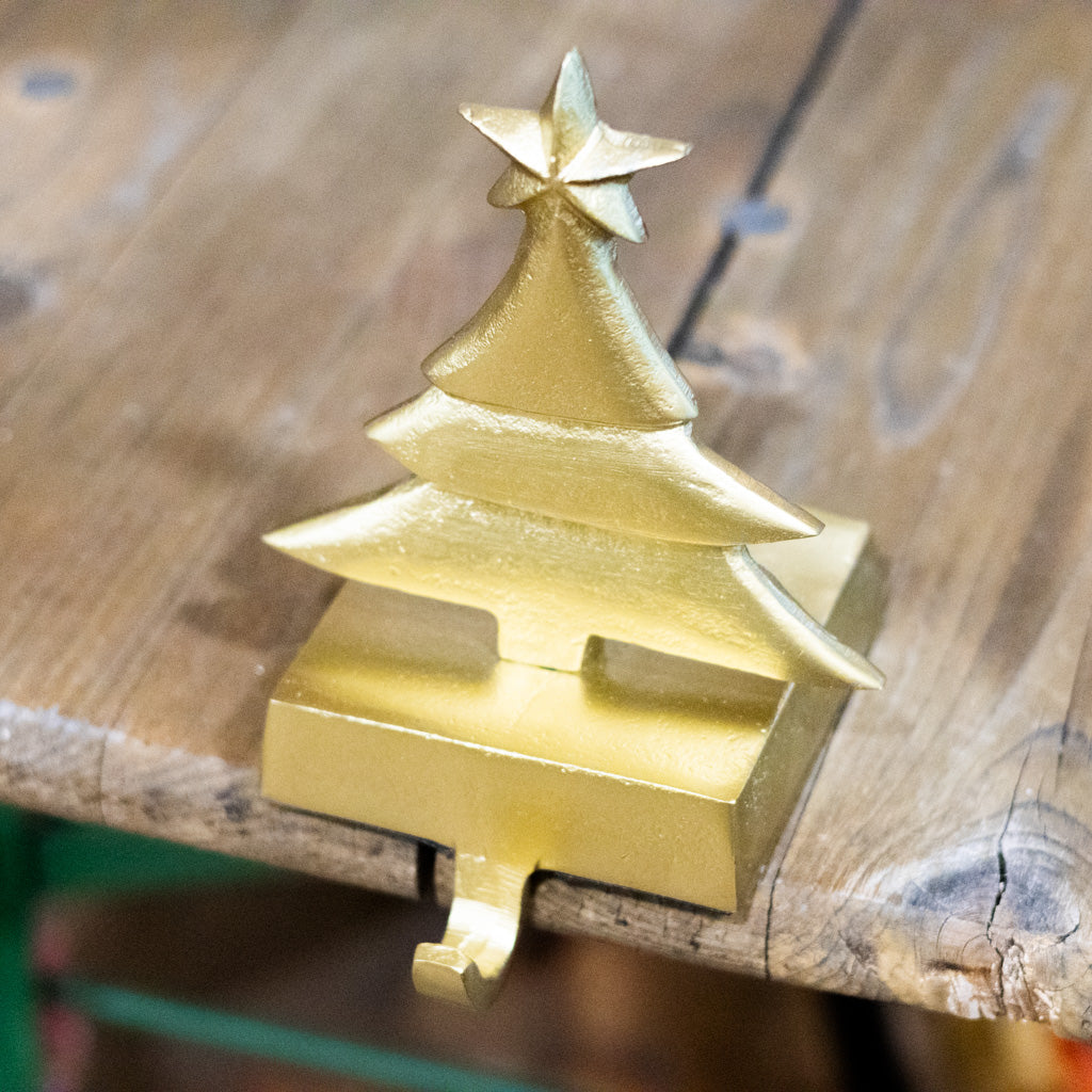 Christmas Tree Stocking Hanger