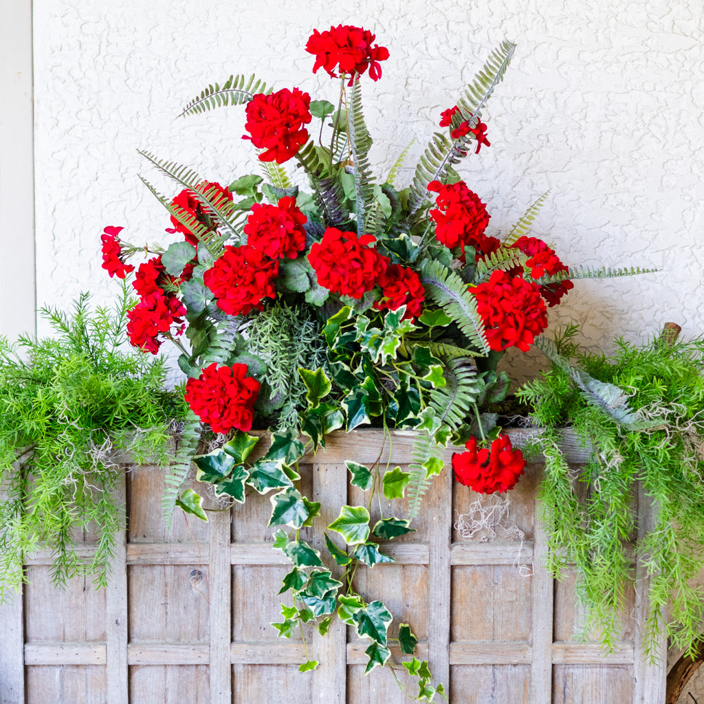Heritage Red Geranium Drop In