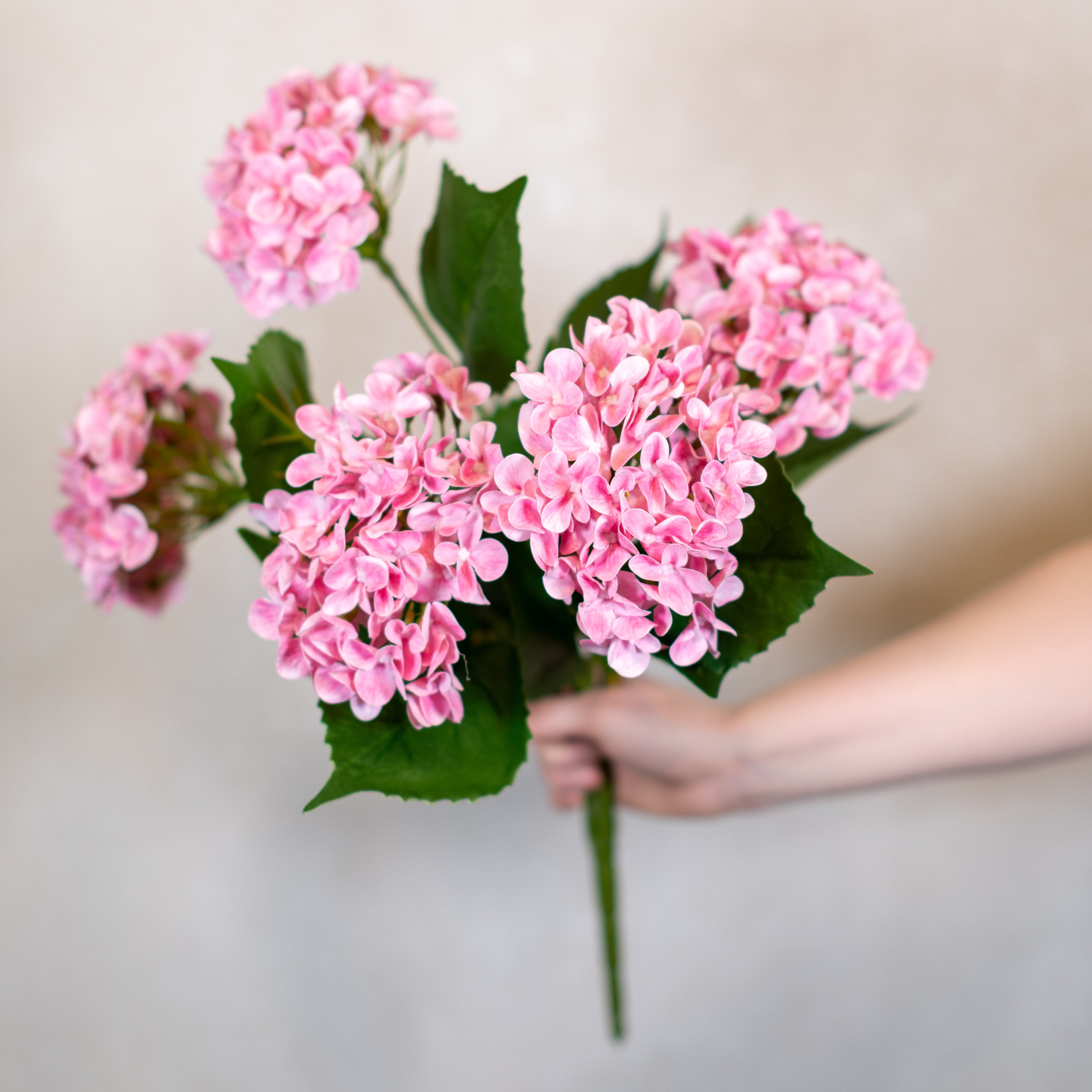 Natural Touch Garden Pink Hydrangea Bush