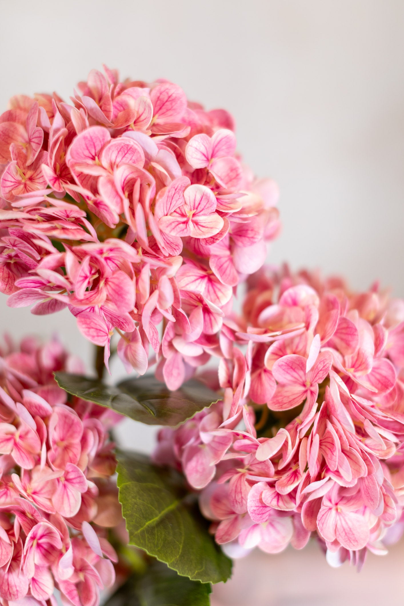 Real Touch Hot Pink Hydrangea