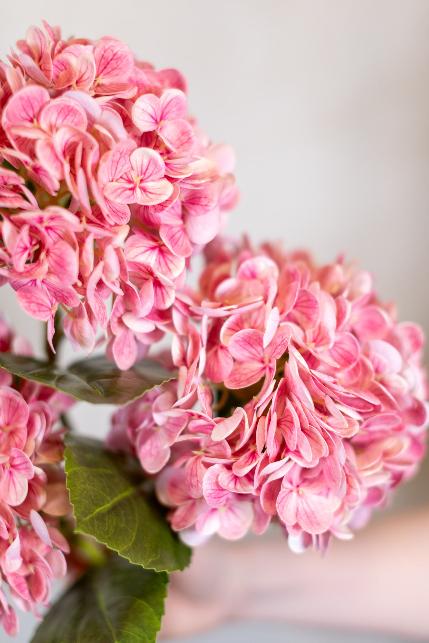 Real Touch Hot Pink Hydrangea