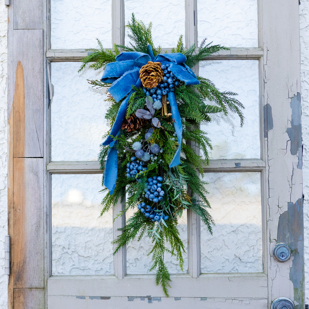 Blue Christmas Down Drop