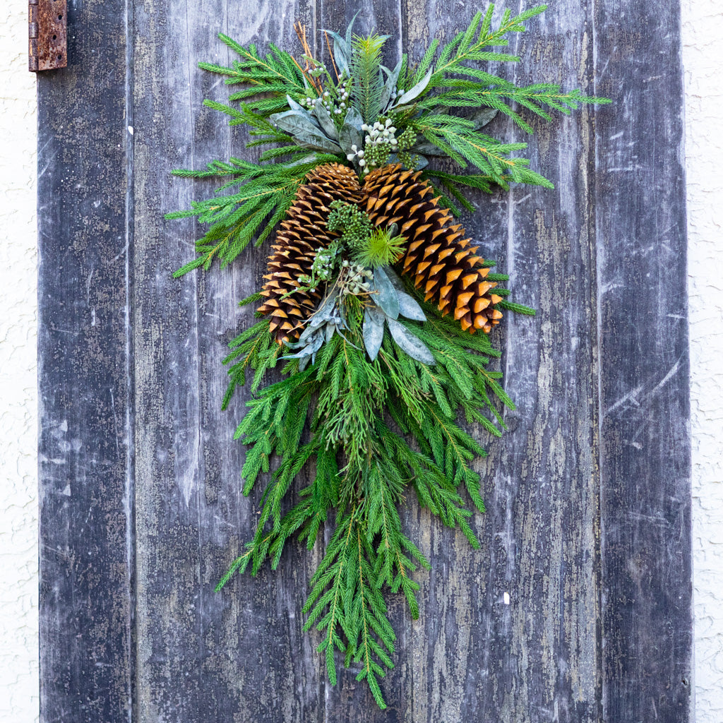 Faux Real Evergreen Down Drop