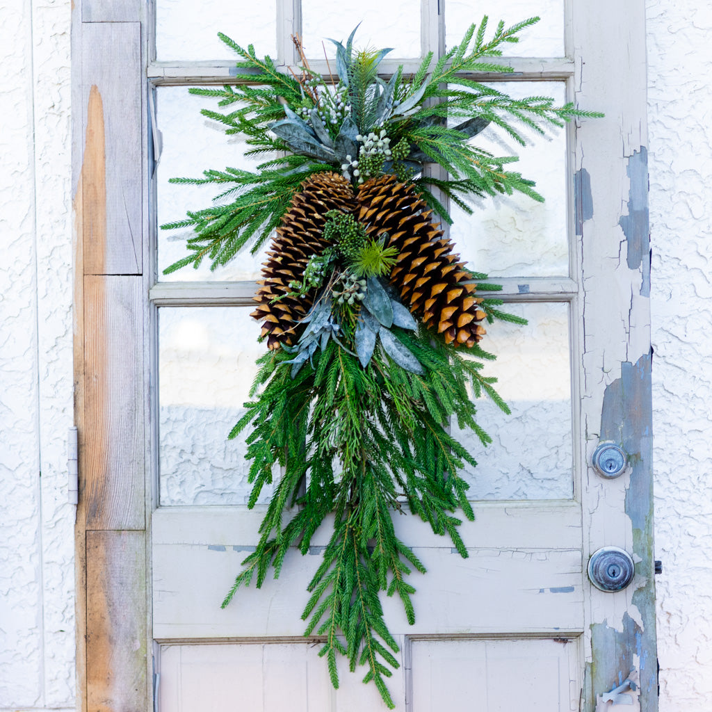 Faux Real Evergreen Down Drop