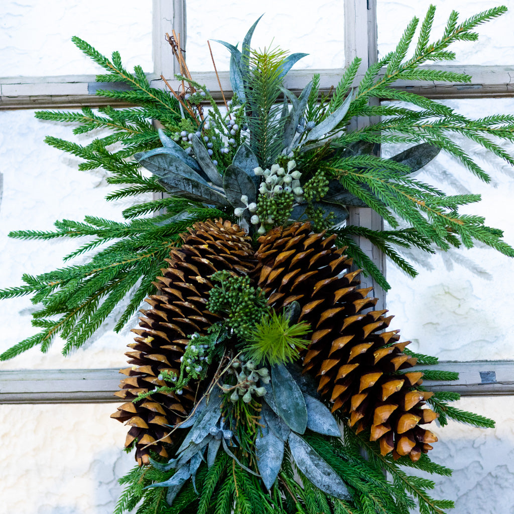 Faux Real Evergreen Down Drop