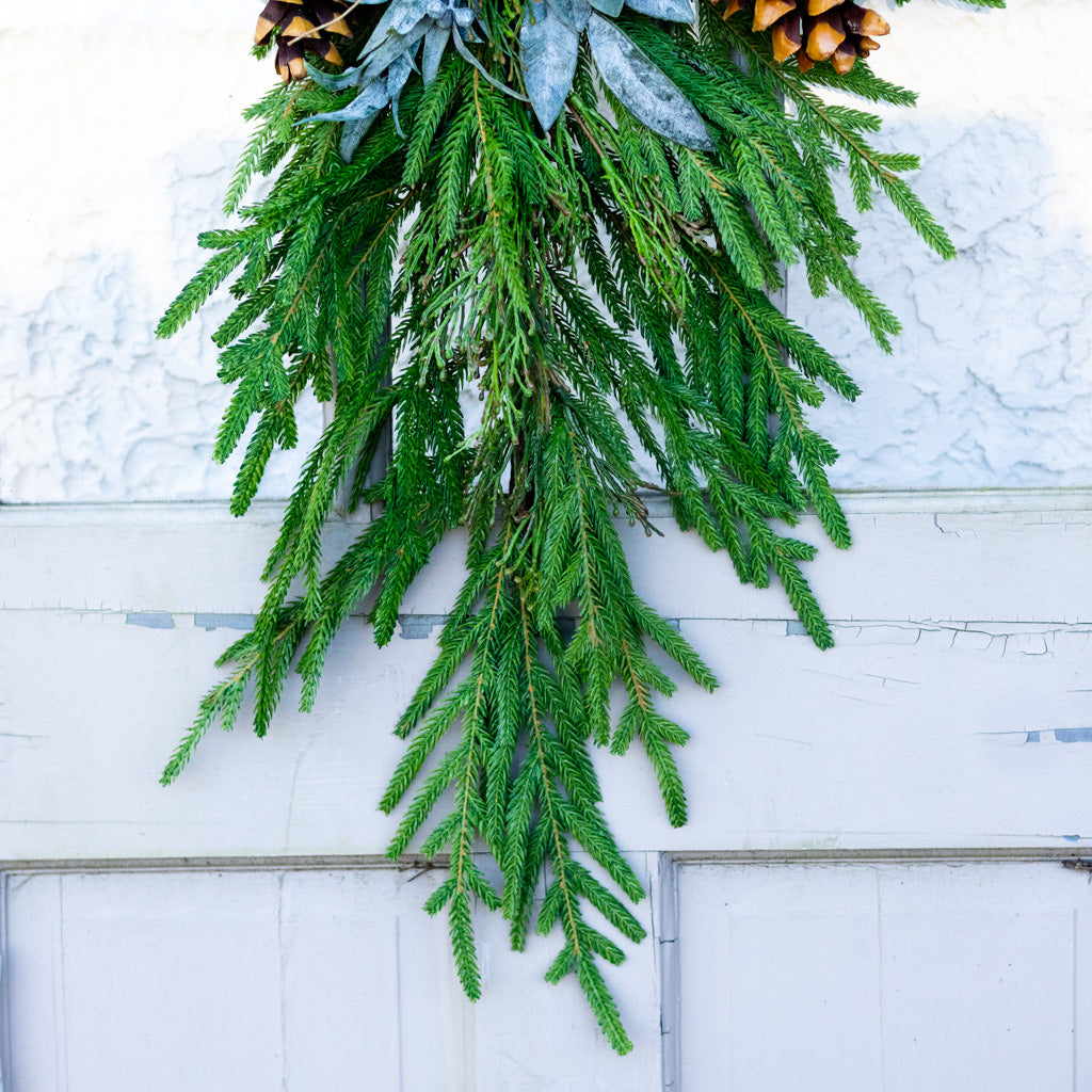 Faux Real Evergreen Down Drop