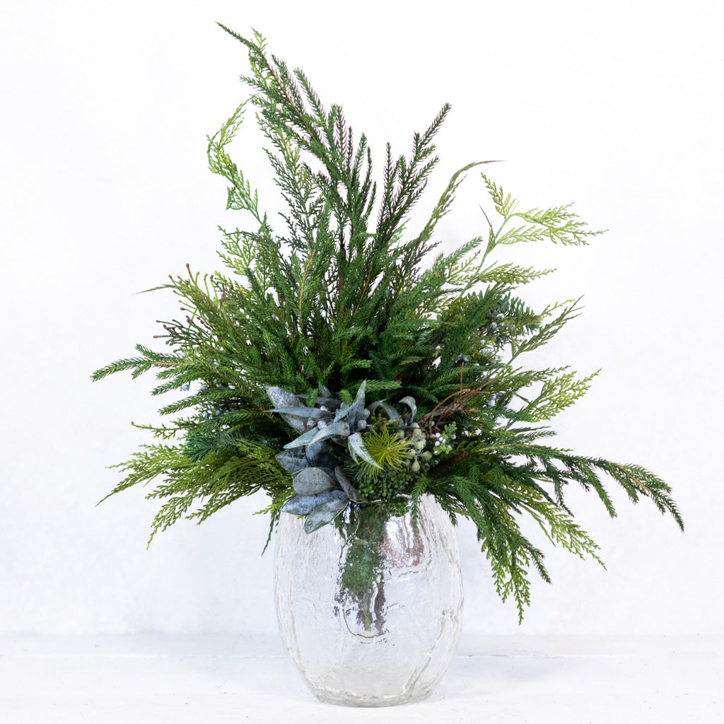 Grand Faux Real Evergreen Bouquet