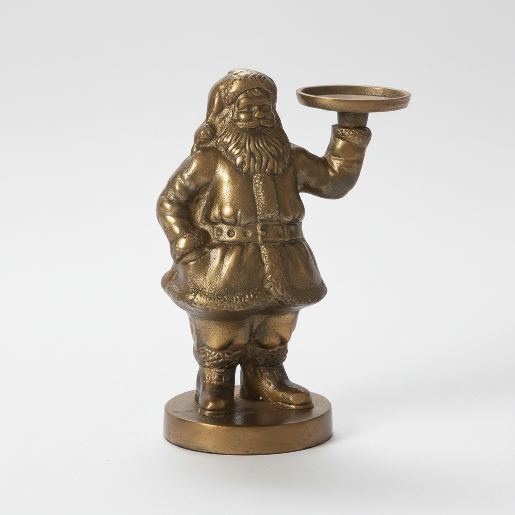 Saint Nick Brass Figurine