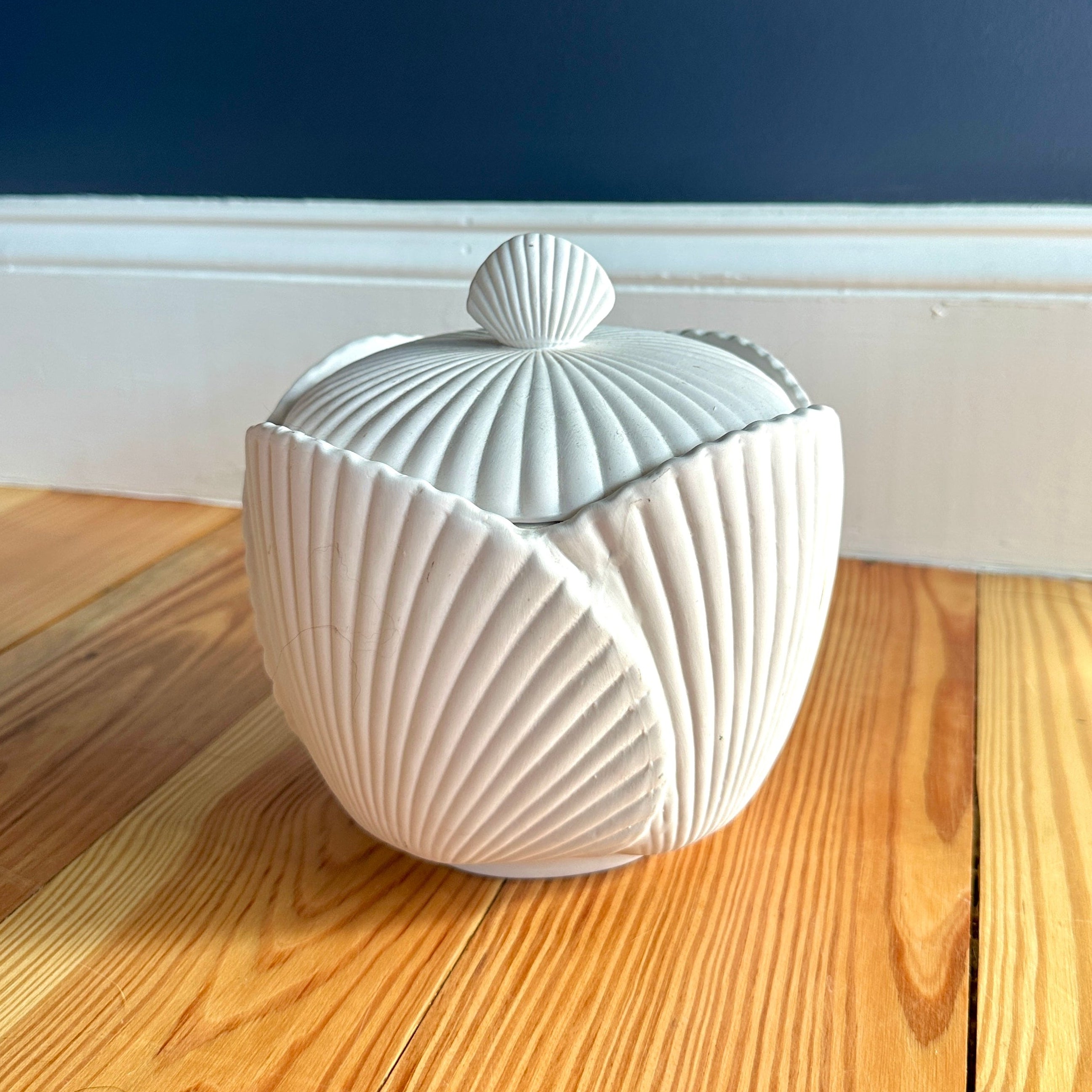 Vintage Shell Ginger Jar