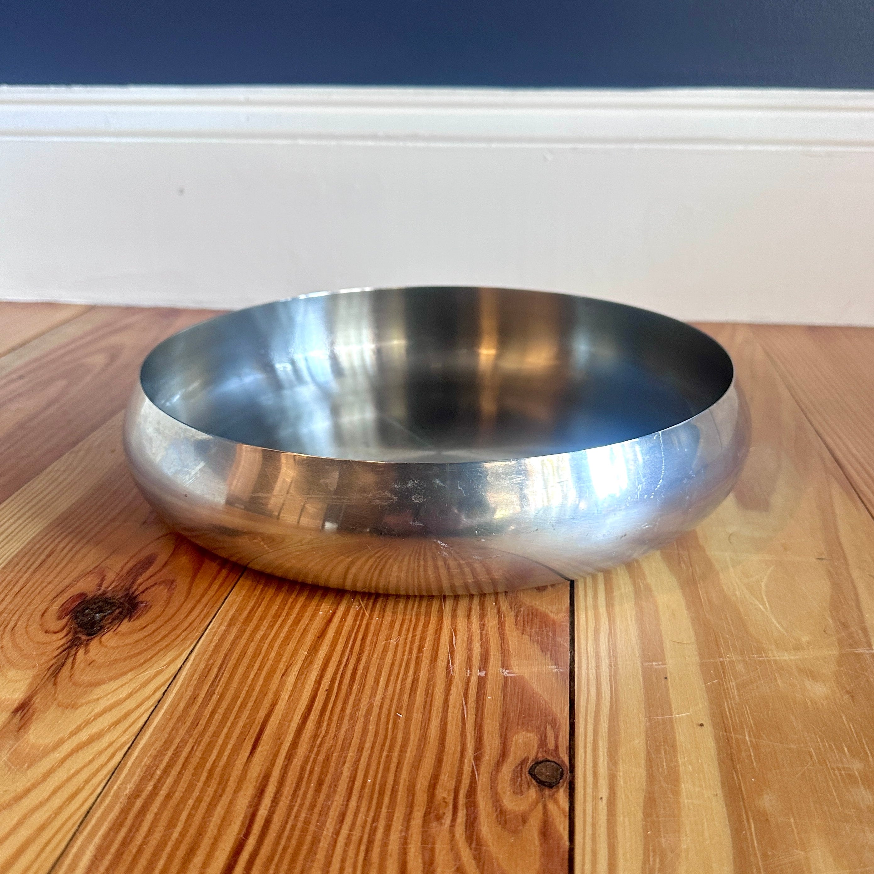 Stainless Steel Shallow Bowl/Planter