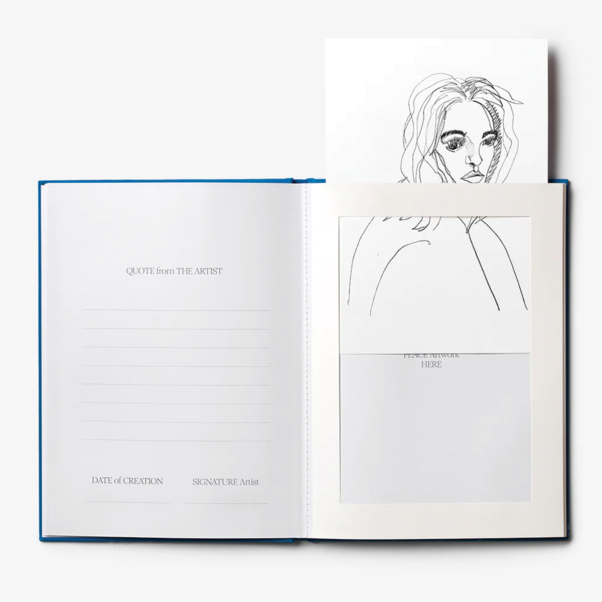 Great Art, Blue, Frame Book