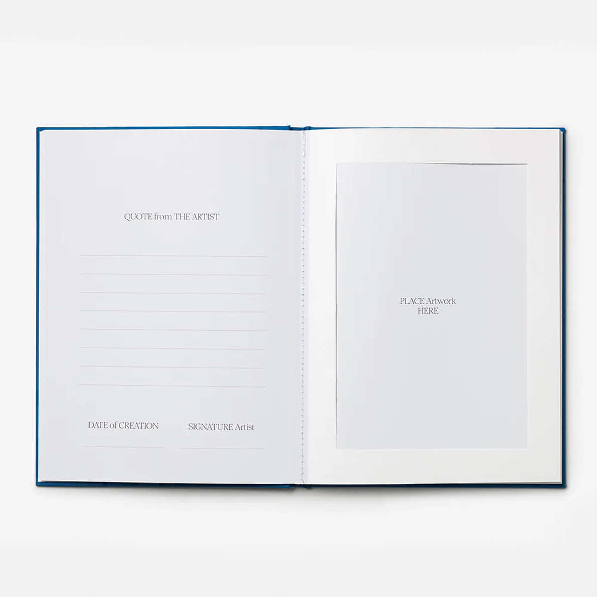 Great Art, Blue, Frame Book