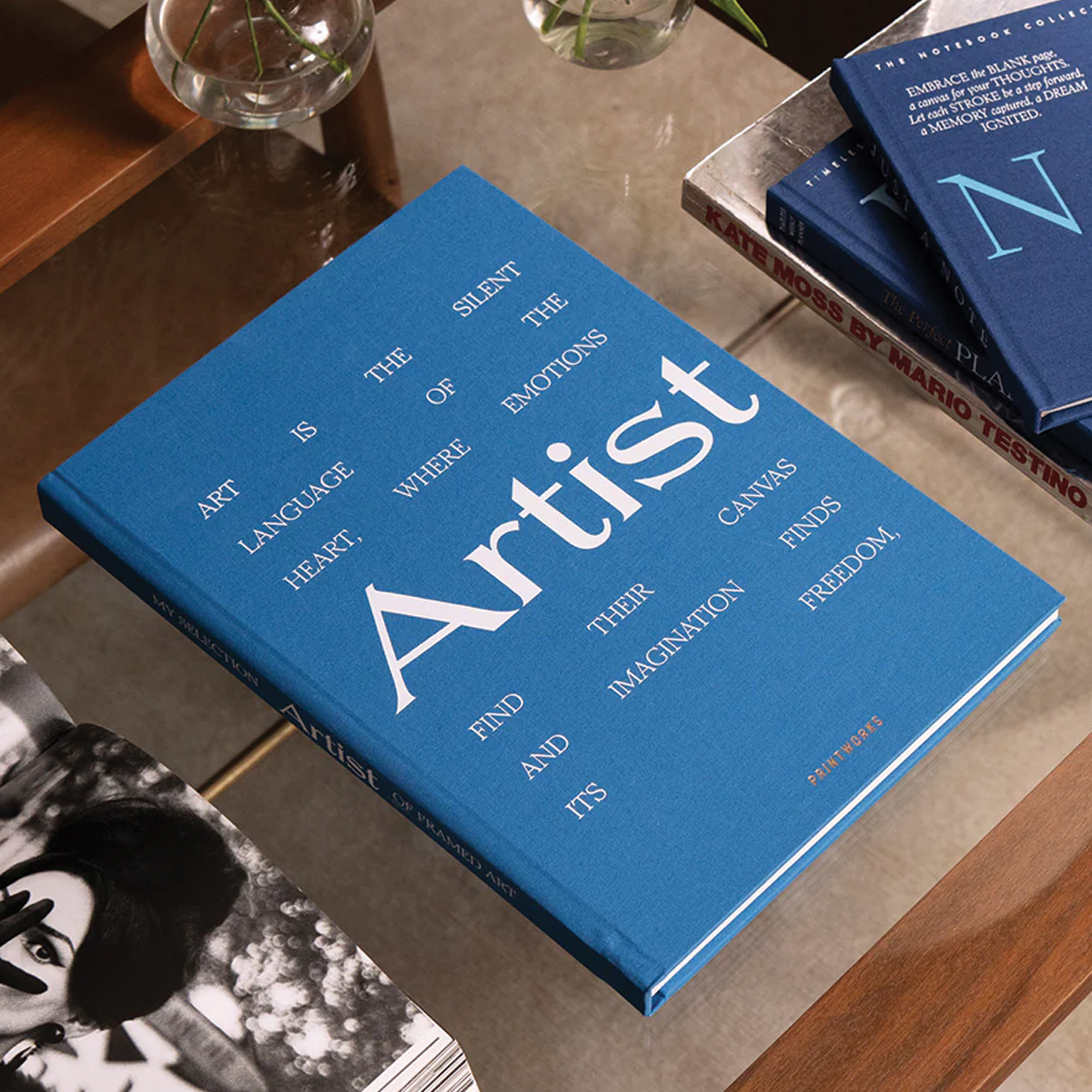 Great Art, Blue, Frame Book