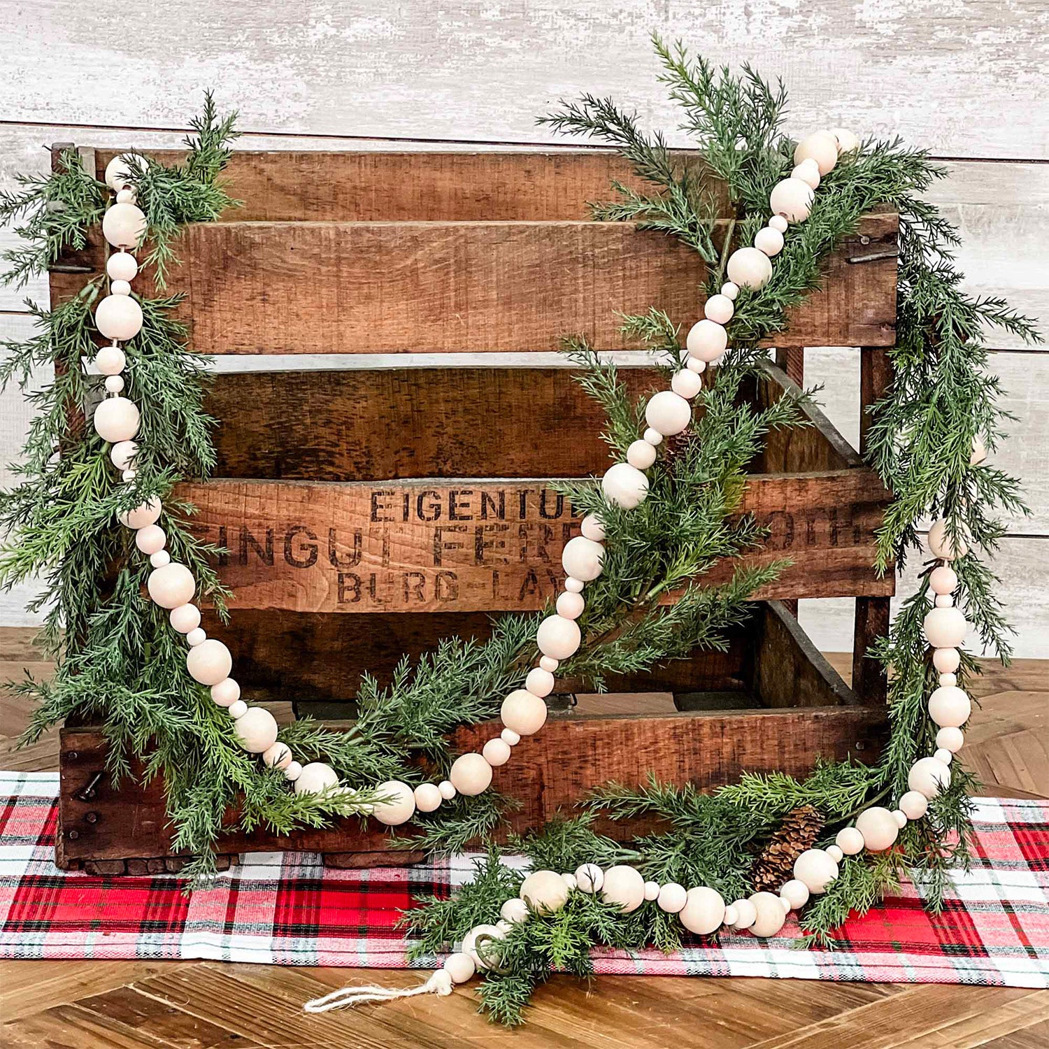 Wood Bead Garland