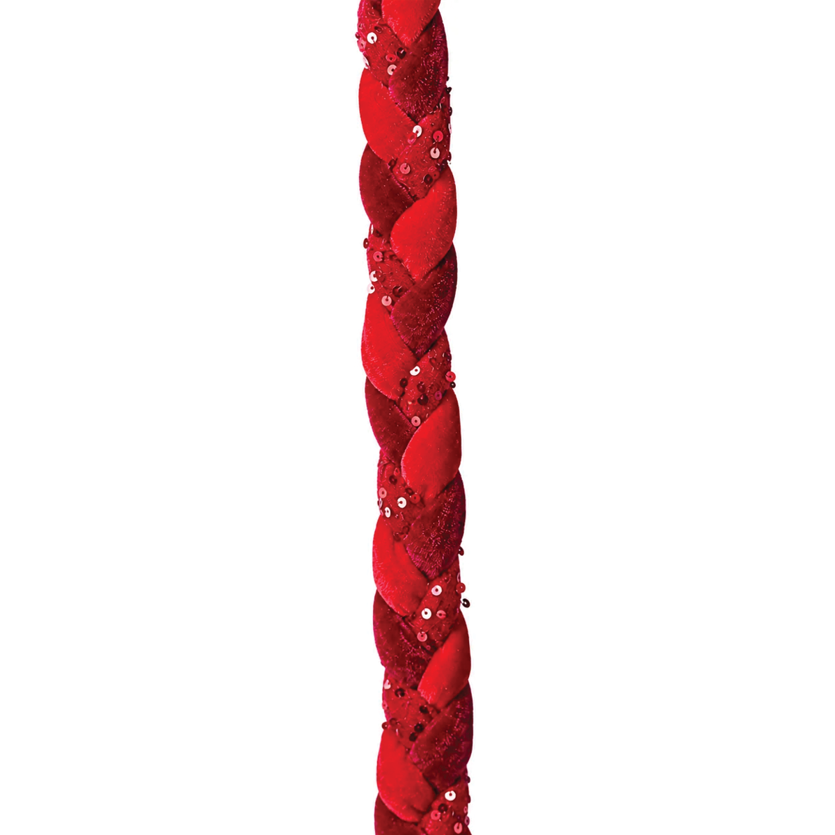Velvet Sequin Braided Roping