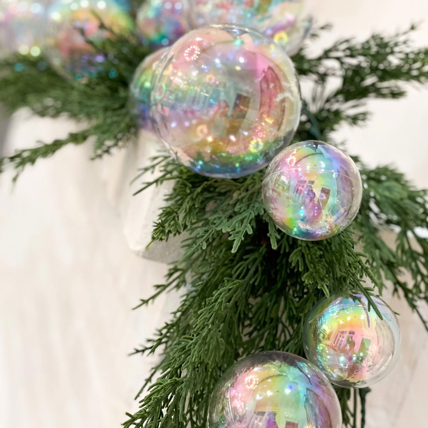 Iridescent Ball Garland