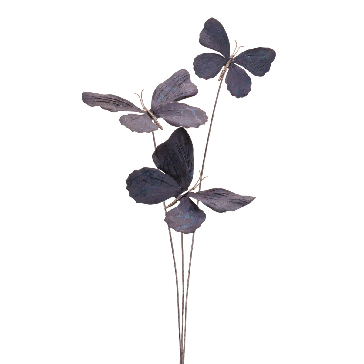 Dark Purple Butterfly Spray Polyester