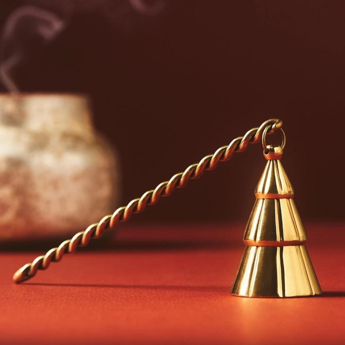 Gold Christmas Tree Candle Snuffer