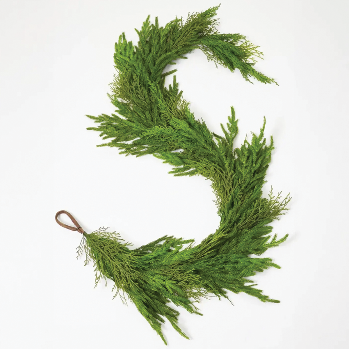 6 ft. Cedar and Norfolk Pine Garland Real Touch