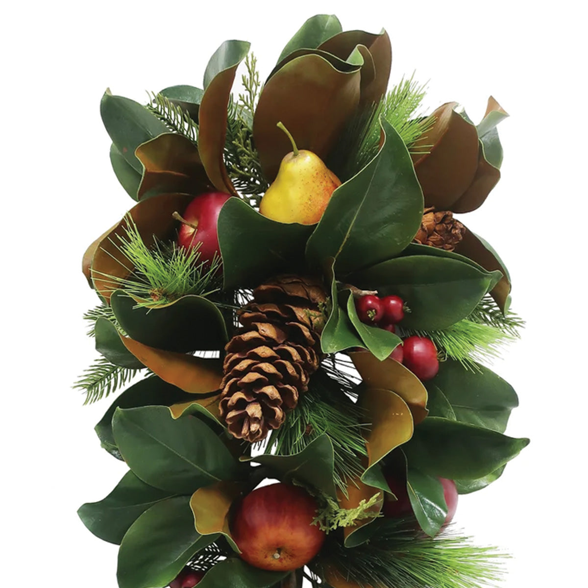 Magnolia Leaf and Fruit Cone Teardrop