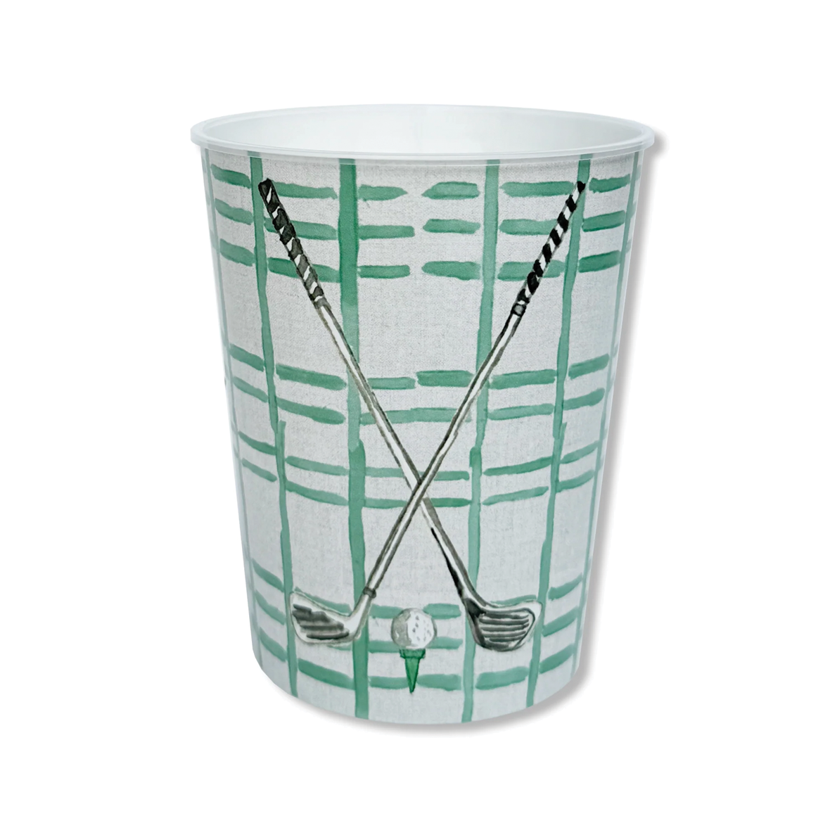 Set of Six Golf Clubs Party Cups