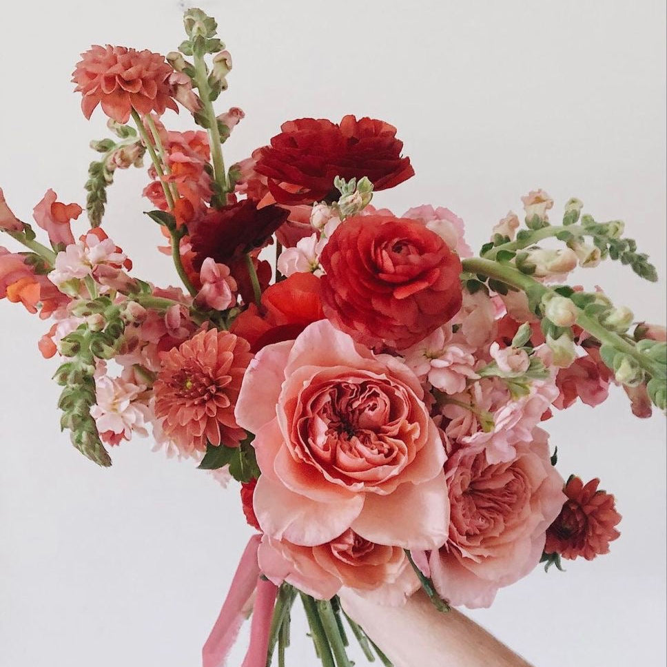 02.12.2026 @ 12:30PM | Galentine's Day Fresh Bouquet Workshop w/ Woodsman's Wife & Co.
